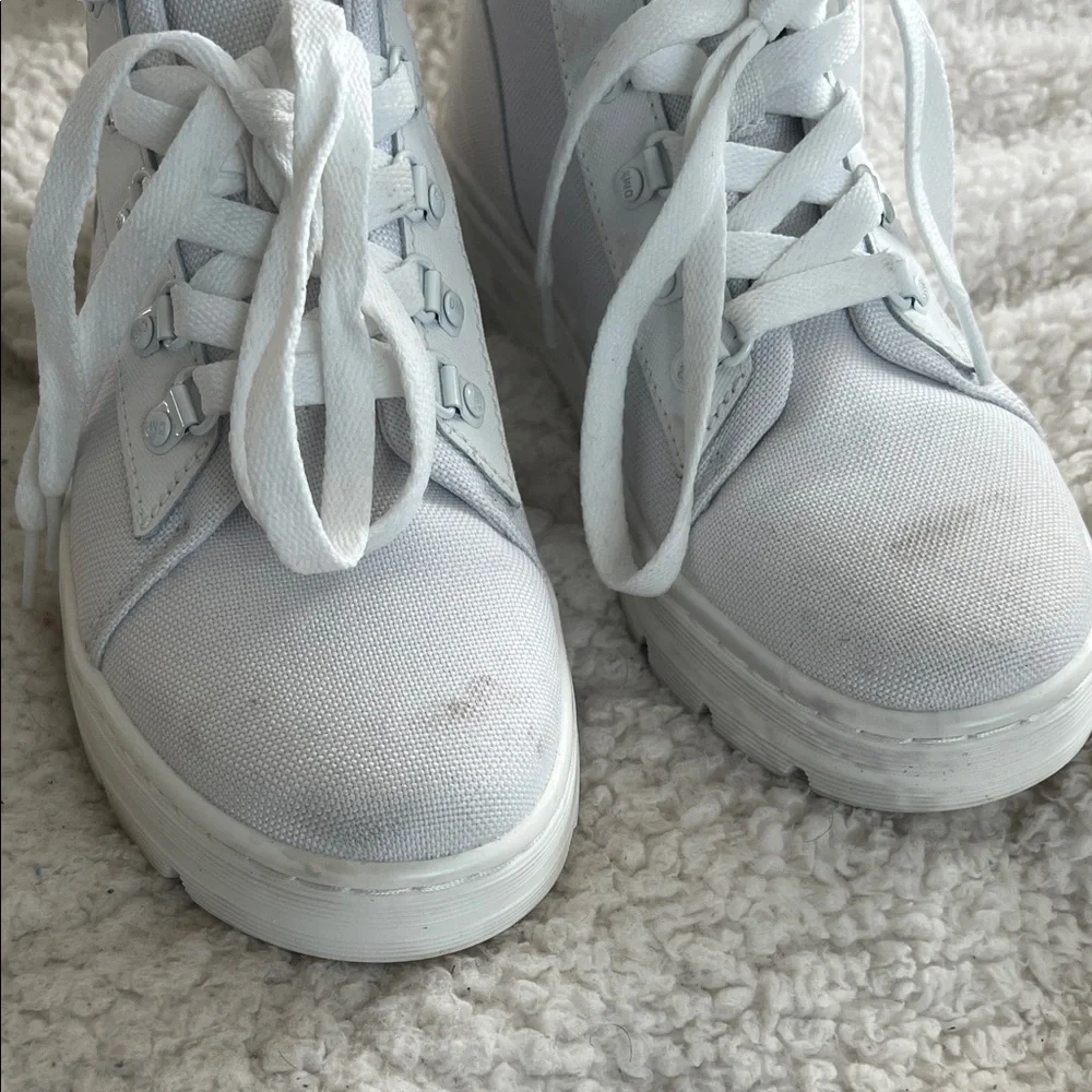 Dr. Martens White Combat Boots - Picture 3 of 5